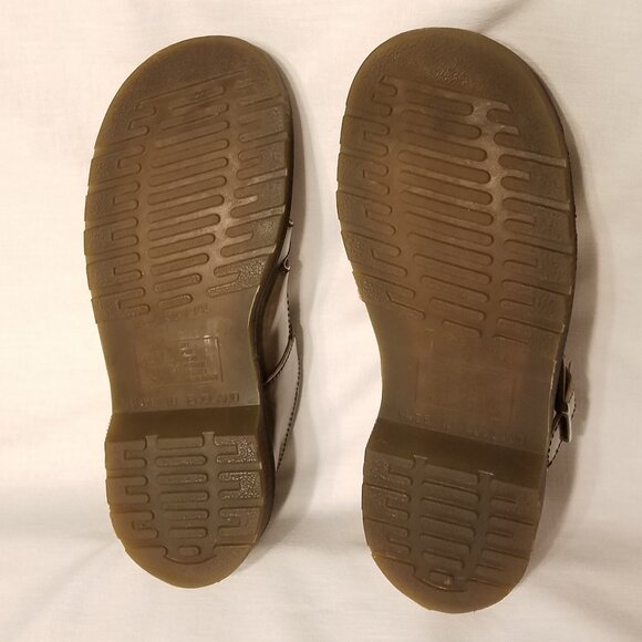 Vtg Doc Dr. Martens Mary Jane UK 5 | US 7 Pewter Silver Made England Goth Punk - Picture 15 of 15
